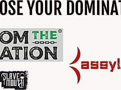 Suspended Ebony Teen Anal Fun