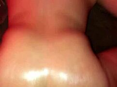 Heart-Pounding Red Light Backshots Leading To Intense Facial Climax