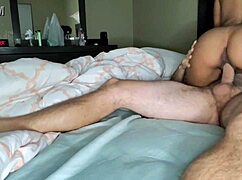 jojo with big white cock and riding