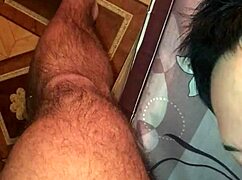 I creampie my wife in stockings with a huge load