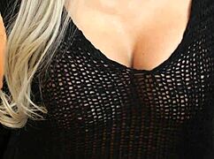 Big Titted Milf Nina Elle Enjoys Fingering Session