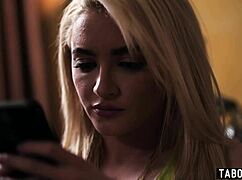 blonde teen 18+ lola fae with tattoo and small tits gets into hardcore taboo sex trouble