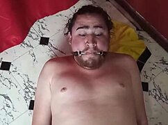 Wow, watch my slave worship my feet before I crush his balls hard!