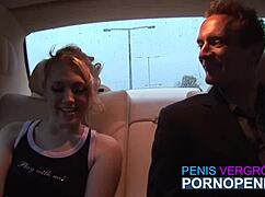 dampfende vierer action in einem auto