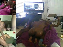 Ebony milfs from the Polynesian island of Puerto Rico fucked