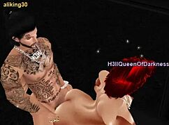 Cheaters Featuring H3llqueenofdarkness And Aliking30 In 3D Cartoon Game Adventure