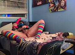 Submissive Puppy Practices Playing With His Bad Dragon Toy