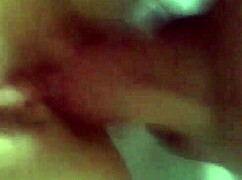 Homemade amateur anal quickie with a messy creampie finish