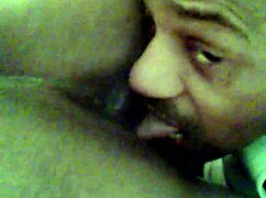 Milf kisses, licks, and eats big ass and pussy.