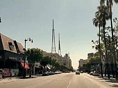 Blonde Pornstar Sucks Big Cock And Balls In Oiled Hollywood Hills Scene