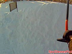 Hey, amateur teen 18+ with small tits gets cum on pussy!