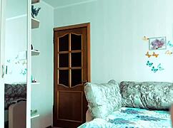 I show off my cosplay body on webcam