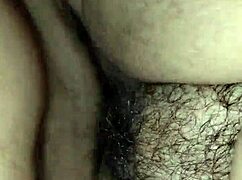 horny wife spreads legs at home