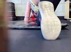 Girl, Training at the Gym Made Me So Wet, Dripping in Public!