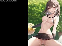 Ai Illustration of Big Tits in Hentai Style