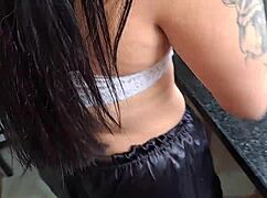 Seduced By Passion In The Kitchen With Stepsister's Deepthroat