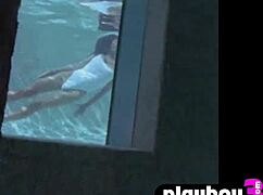 big boobs latin milf karin taylor poses naked after swimming