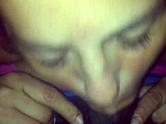 Gozando na cara da safada with fat bbw interracial monster cock