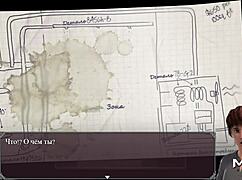 lust epidemic pregnant gets cum on face in anime hentai cartoon.