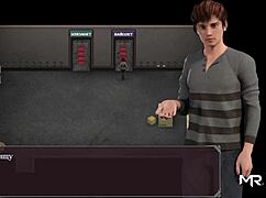 lust epidemic pregnant gets cum on face in anime hentai cartoon.