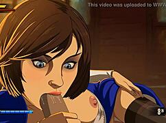 Anime Girl Gets Anal And Blowjob In Bioshock Animation