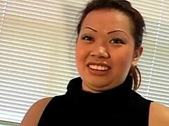 Secretary gets licked and fucked hard at work during workout