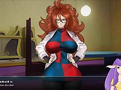 android 21, what are you doing with those big tits?