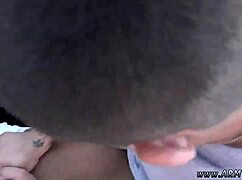 Man monkey have sex in gay porn video