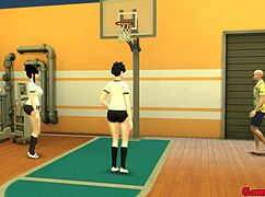 Dragon Ball Porn Epi 22: Maestro Roshi Pervertido Entrena Sexualmente a Chichi Milk y Videl Hermosas Esposas