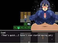 Oh man, I swear John cummed twice between her giant tits in this hentai game ep 22...