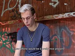 I paid david for his first gay anal blowjob experience