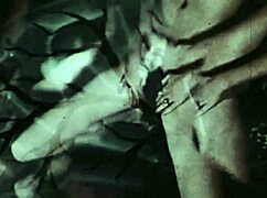 Vintage Black Cock in Hairy Pussy