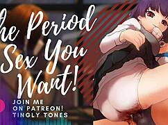 Experience the emotional period sex roleplay with your asmr boyfriend.