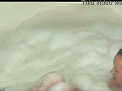 Baby cum blow my bubbles with agarabas and olpr