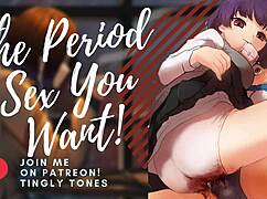 Experience the emotional period sex roleplay with your asmr boyfriend.