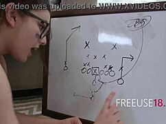 coach gives lil pep talk then free uses teens