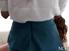 Teen intensely licked and fucked on webcam