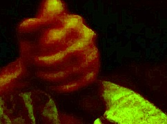 Tattooed Babe Masturbates Big Cock On Webcam Cumshot