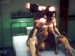 this 3d hs2 animation features two sexy nurses 😏