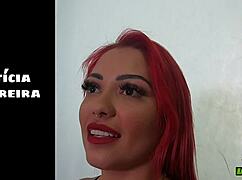 Leticia Ferreira Behind the Scenes Pussy Play with Brunette Natural Tits