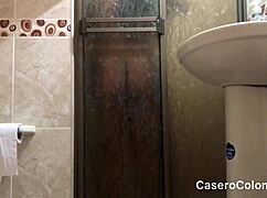 Intense Emotions in Shower with Friend's Wife: Doggystyle and Missionary Passion Unleashed in Homemade Scene