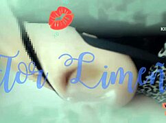 Peruvian Babe Receives Oiled Dildo Gift For Love Day In Bath