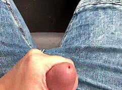 man, i’m jerkin my huge cock in the car again!