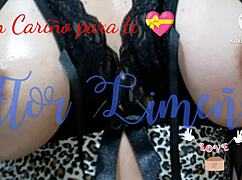 Peruvian Babe Receives Oiled Dildo Gift For Love Day In Bath