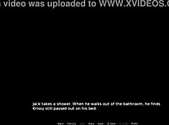 Girl relaxes in hotel room