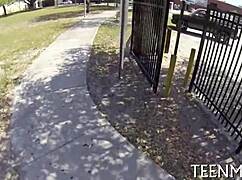 Filling Teen 18+ Scarlett Sawyer's Mouth with Hot Jism After Wild Oral Action.