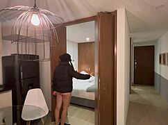 burglar breaks in through balcony, fucks me hard while husband is away