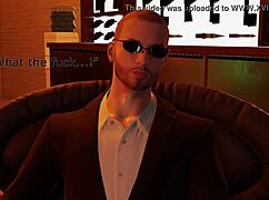 WBP341 Stepdaughter Part 1 gets double penetrated in rough interracial threesome. Blonde takes it deep.