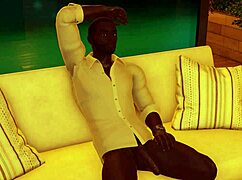 WBP341 Stepdaughter Part 1 gets double penetrated in rough interracial threesome. Blonde takes it deep.