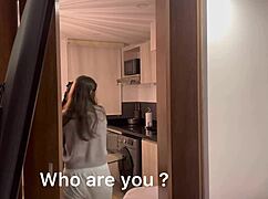 burglar breaks in through balcony, fucks me hard while husband is away